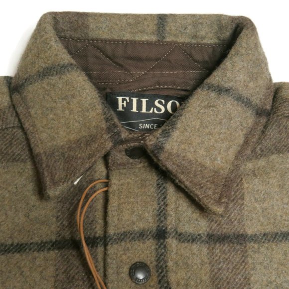 Filson Mackinaw Wool Jac Shirt Snap Button Men S - Picture 12 of 14